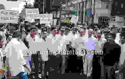 Students protest against Netravathi river diversion in Mangalore